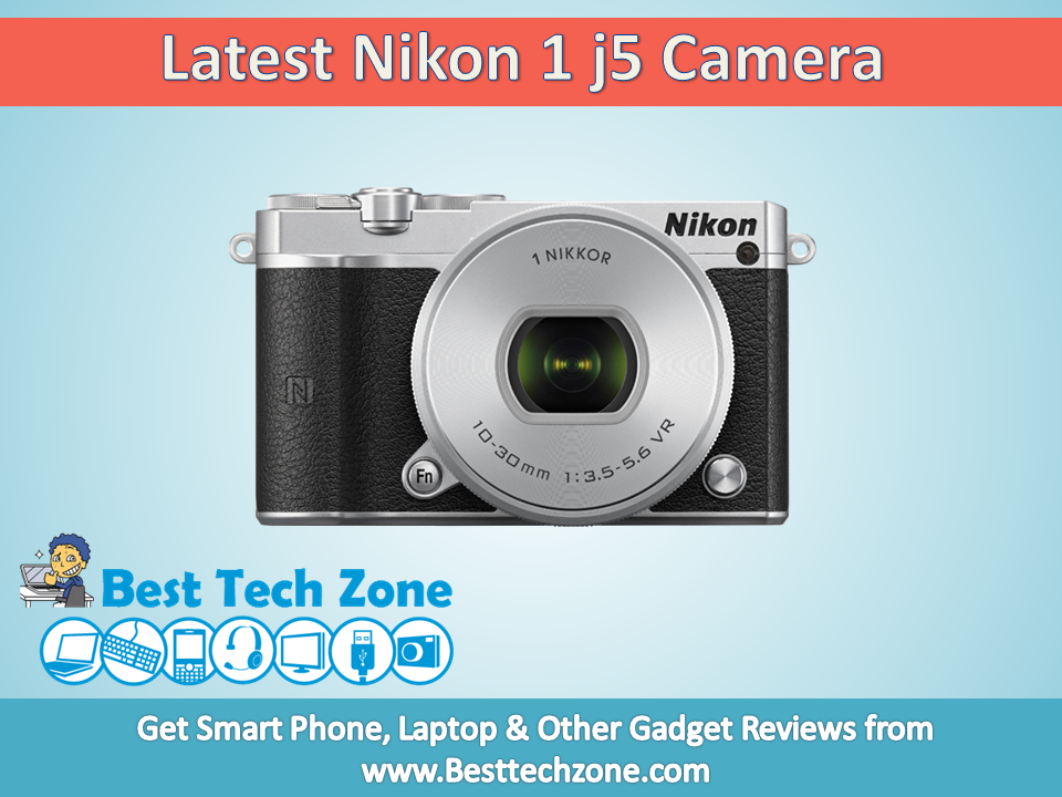 Nikon 1 J5 Mirrorless Camera with 180° Tilting Touch Screen