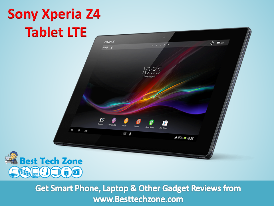 Sony Xperia Z4 Tablet LTE With Octa-Core Snapdragon 810 SoC Launched