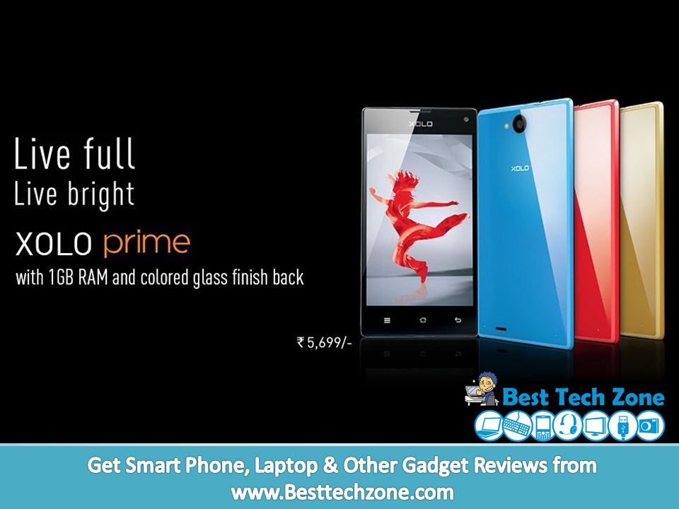 Xolo Prime With Android 5.0 Lollipop Launched at Rs.5,699