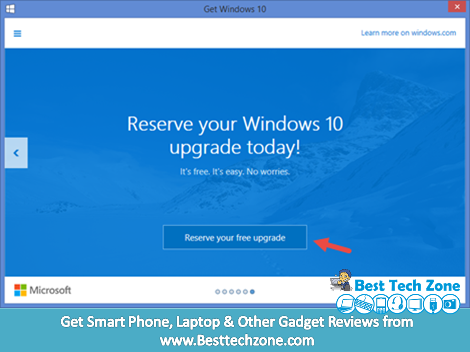How to Reserve Free Windows 10 Upgrade