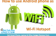 How to use Android phone as Wifi Hotspot