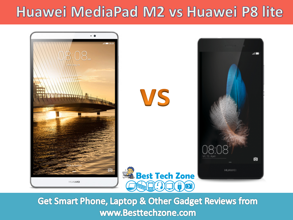Huawei MediaPad M2 vs Huawei P8 lite