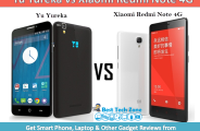 Yu Yureka vs Xiaomi Redmi Note 4G