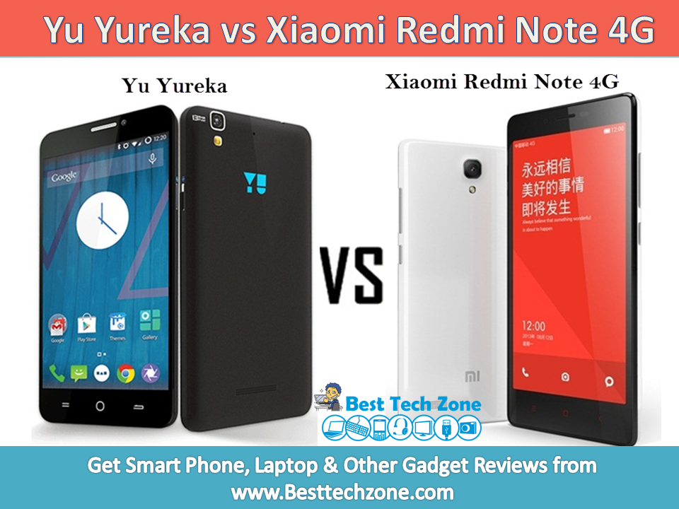 Yu Yureka vs Xiaomi Redmi Note 4G