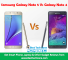 Samsung Galaxy Note 5 vs Galaxy note 4