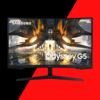SAMSUNG 32" Odyssey G55A QHD 165Hz 1ms FreeSync Curved Gaming Monitor