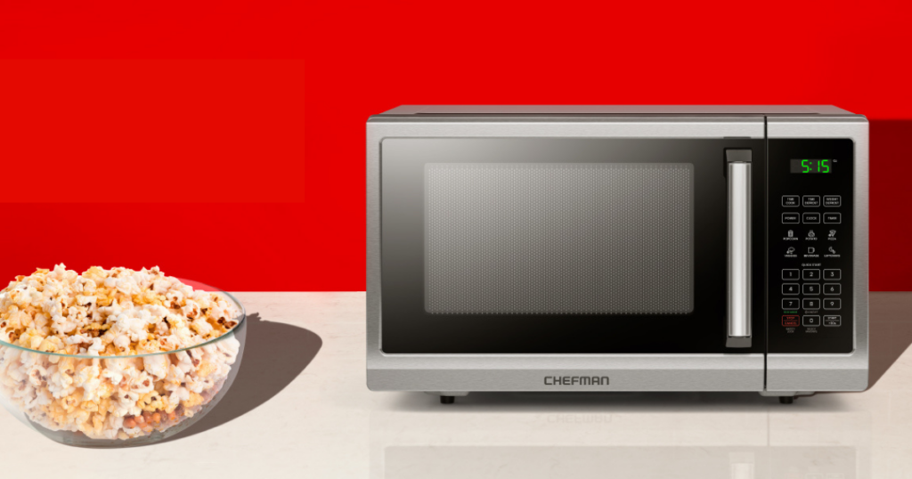 Chefman Countertop Microwave Oven 0.9 Cu. Ft.