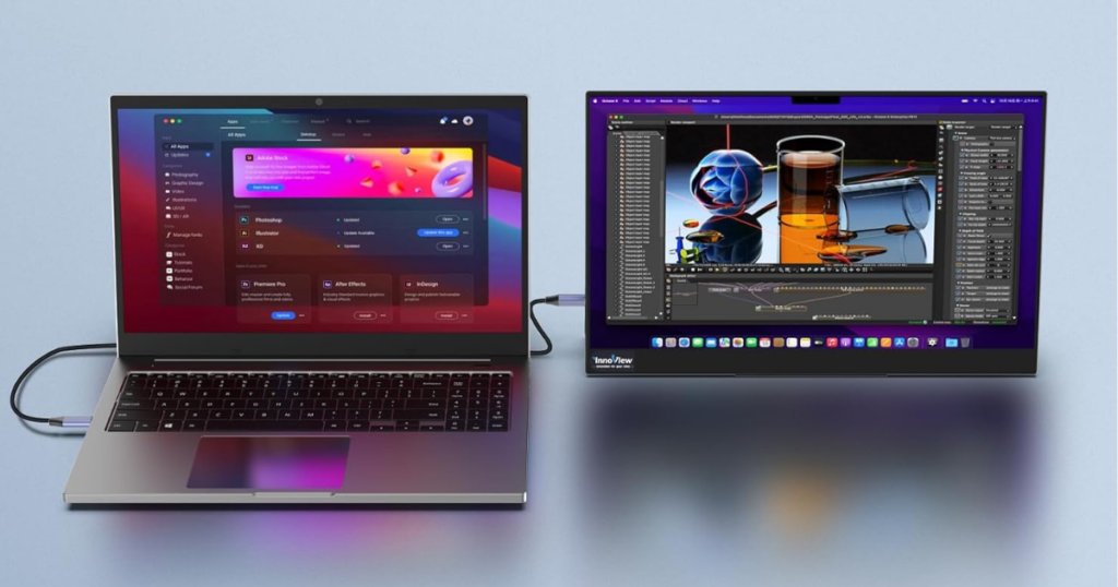InnoView Portable Monitor Touchscreen