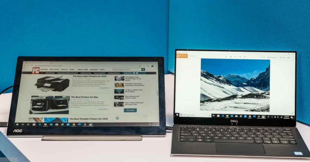 AOC I1601FWUX 15.6" USB-C powered portable monitor