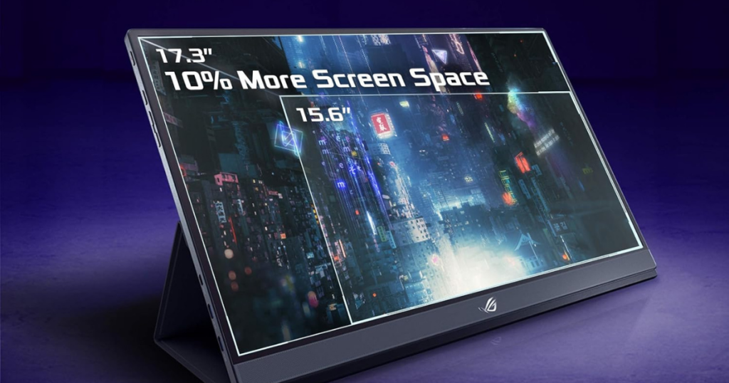 The ASUS ROG Strix XG17AHPE portable monitor