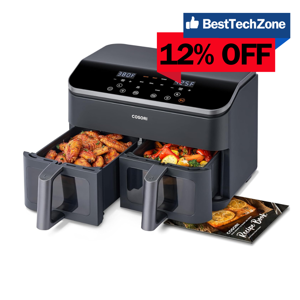 COSORI 9Qt 8-in-1 Dual Air Fryer